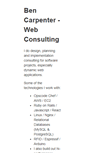 Mobile Screenshot of bencarpenter.org