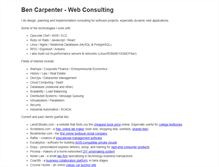 Tablet Screenshot of bencarpenter.org